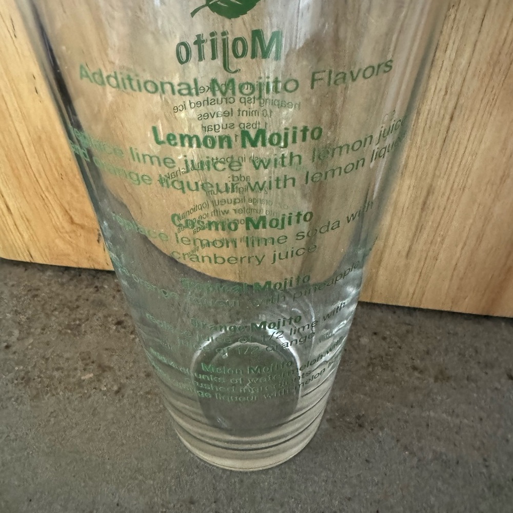 6 “Mojito” cocktail glasses with shaker glass - Picture 4 of 5